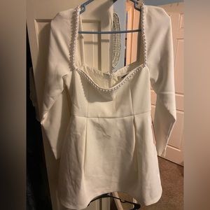 Odd Muse White Pearl dress. NEVER WORN only tried on!